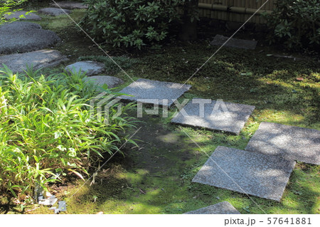 京都 茶室の敷石 京都 茶室の敷石 57641881