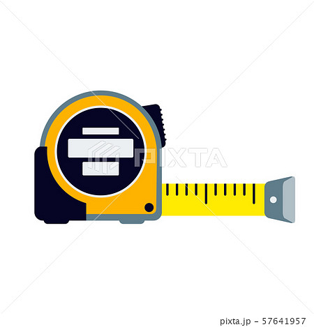 Construction measurement tape Royalty Free Vector Image