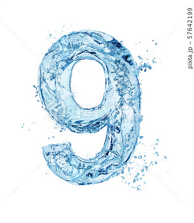 water digit 9 57642199