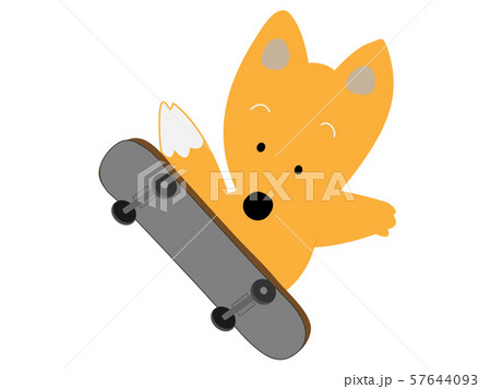 動物のスケートボード 57644093