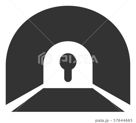 Vector Flat Private Tunnel Icon 57644665