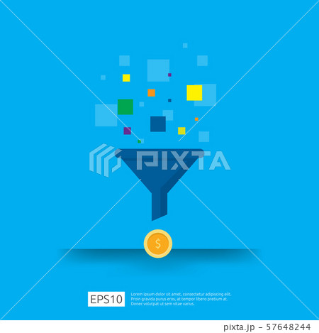 information data collection of filter concept with 57648244