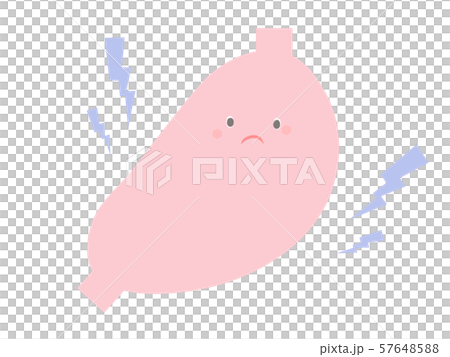 キリキリ痛む胃 キャラクター キリキリ痛む胃 キャラクター 57648588