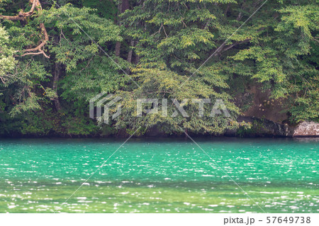 五色沼の風景　毘沙門沼　福島北塩原 57649738