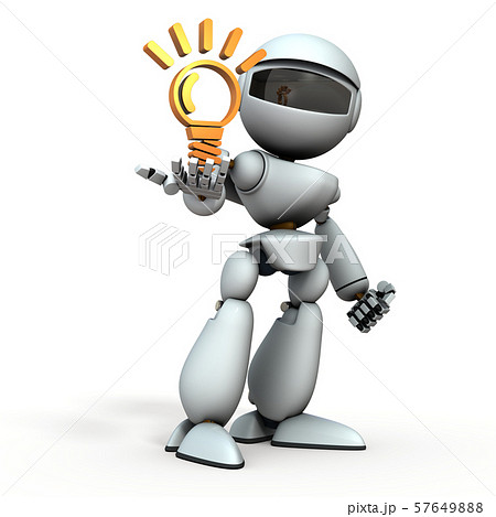 インスピレーションを表すＡＩ　ロボット 57649888