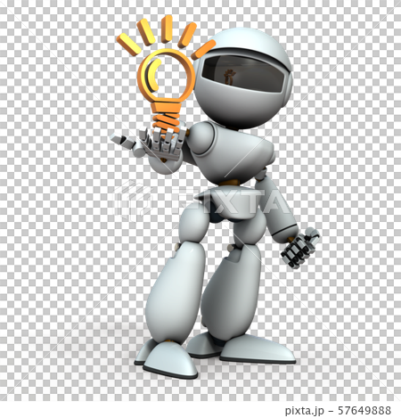 インスピレーションを表すＡＩ　ロボット 57649888