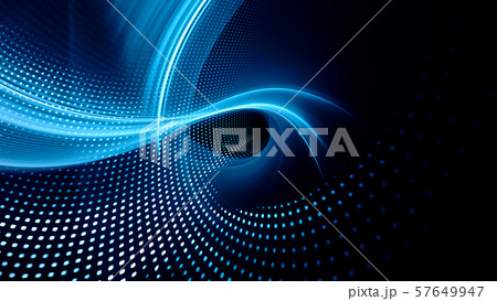 Background of curves and mosaic halftone effects. Background of curves and mosaic halftone effects. 57649947