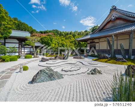 苔寺 圓光寺 枯山水庭園 苔寺 圓光寺 枯山水庭園 57651240