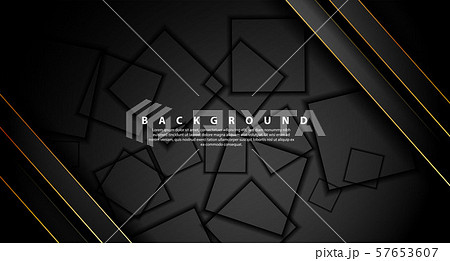 Modern abstract geometric patterns with a luxurious gray background 57653607