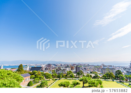 北海道の夏 元町配水場からの函館市内の風景 57653882