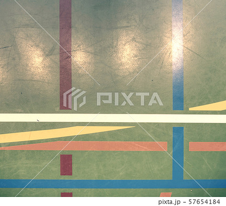 Indoor sports hall. Football futsal court or 57654184