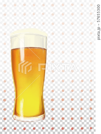おすすめビール デジタル手描き POP_豆絞り赤 おすすめビール デジタル手描き POP_豆絞り赤 57655300