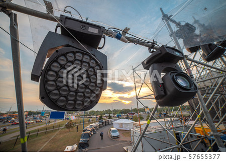 stage in the center of the city for a festive 57655377