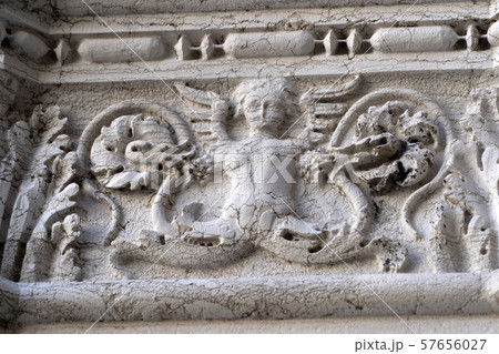 doge ducal palace venice capital of column wayside detail bas relief sculpture 57656027