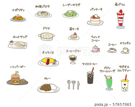 Cute Cafe Menu Stock Illustration