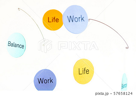 ワークライフバランス 57658124