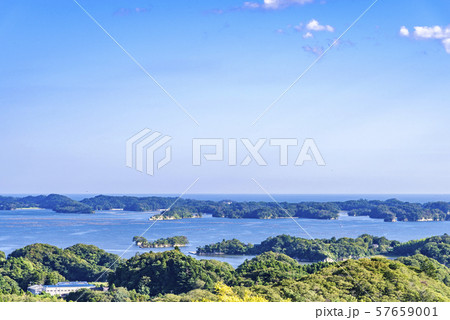 富山観音堂より松島湾を望む 57659001