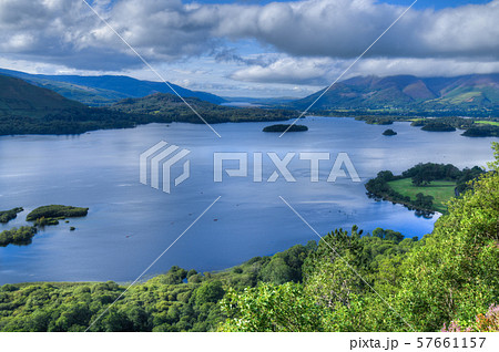 Derwentwater, Lake District, England Derwentwater, Lake District, England 57661157