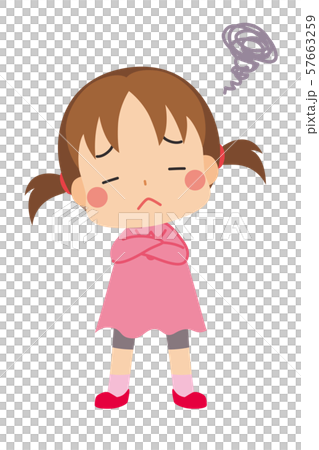 Twin tailed girl 57663259