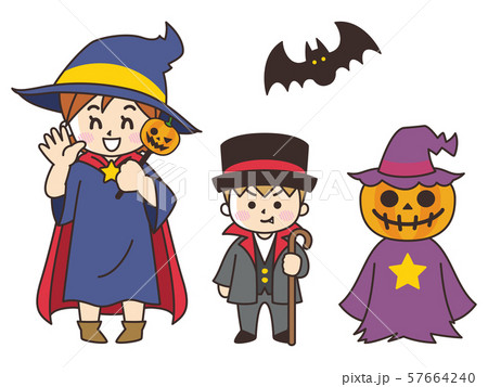 ハロウィンのコスプレイヤー 57664240