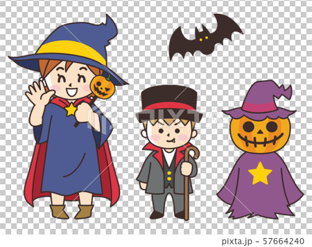 ハロウィンのコスプレイヤー 57664240