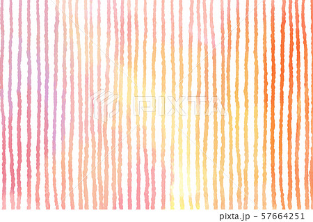 かわいい背景素材 水彩グラデーション ピンクとオレンジ色のイラスト素材 57664251 Pixta