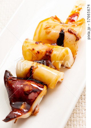 いか串焼き。 57665674