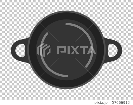 鉄鍋のイラストのイラスト素材 57666913 Pixta