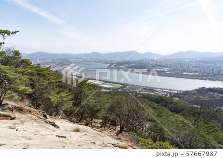 峨嵯山 漢江 木 57667987