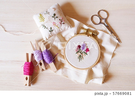 刺繍　趣味 57669081