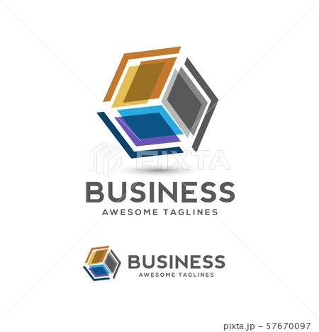 modern Logo of a stylized 3d cube, cube isometric, 3D abstract geometric technology symbol, Volume Logo Colorful. 3d Vector Design. Corporate identity modern Logo of a stylized 3d cube, cube isometric, 3D abstract geometric technology symbol, Volume Logo Colorful. 3d Vector Design. Corporate identity 57670097