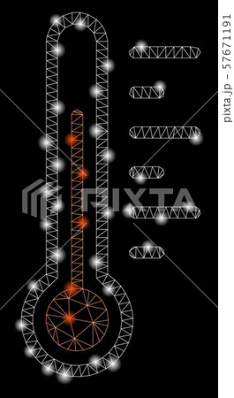 Flare Mesh Network Temperature Level with Flare Spots Flare Mesh Network Temperature Level with Flare Spots 57671191