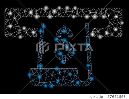 Flare Mesh Network Paper Receipt Slot with Flare Spots Flare Mesh Network Paper Receipt Slot with Flare Spots 57671863