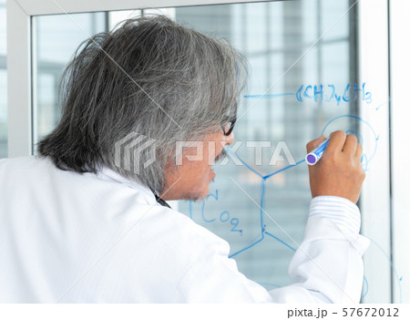 Chemistry teacher writing science and chemical Chemistry teacher writing science and chemical 57672012