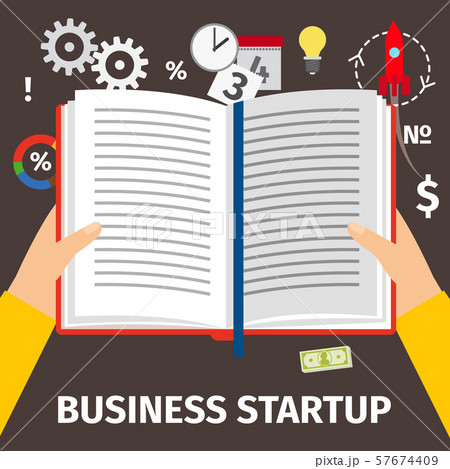 Reading book about business startup Reading book about business startup 57674409
