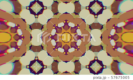 Abstract Colorful Painted Kaleidoscopic Graphic 57675005