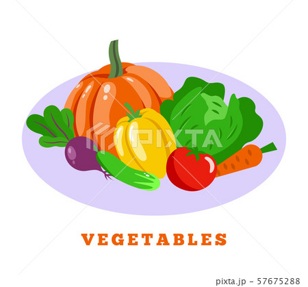 Vegetables Farm Food Composition 57675288