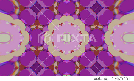 Abstract Colorful Painted Kaleidoscopic Graphic 57675459