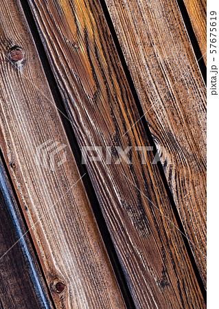 board brown old weathered sloped hard brashing 57675619