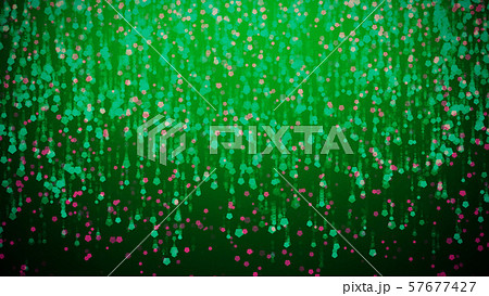 Glowing rain giving particles down, designer Glowing rain giving particles down, designer 57677427