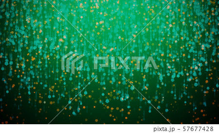 Glowing rain giving particles down, designer Glowing rain giving particles down, designer 57677428