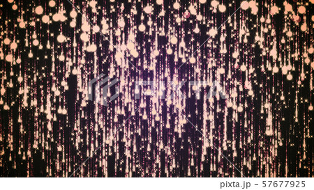 Glowing rain giving particles down, designer 57677925