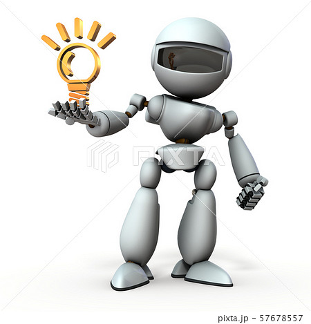 インスピレーションを表すＡＩ　ロボット 57678557