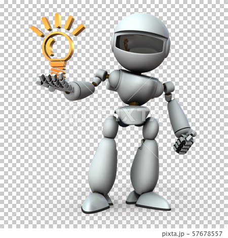 インスピレーションを表すＡＩ　ロボット 57678557