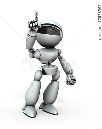 好奇心旺盛なＡＩロボット 57678567