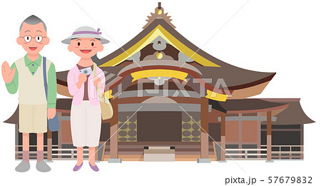 弥彦神社イメージ　観光地イラストアイコン 57679832