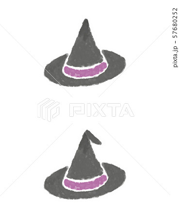 ハロウィン帽子セットのイラスト素材