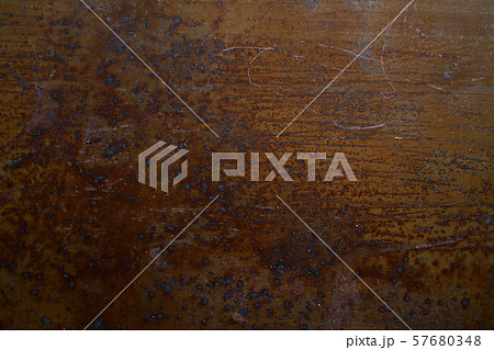 Rusty old iron texture with mechanical damage 57680348