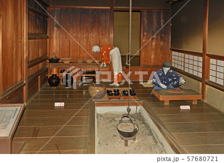 一乗谷散歩・一乗谷朝倉遺跡復元町並　武家屋敷 57680721