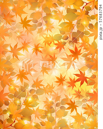 紅葉 もみじ 秋 背景 のイラスト素材